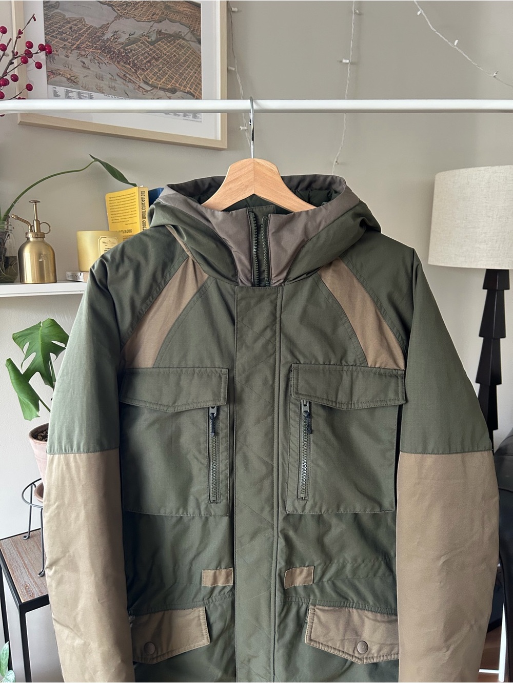 Adidas Original & White Mountaineering Duck Down Long Parka Jacket